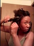 using flat iron