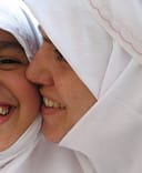 women with headwear