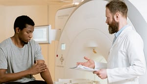 doctor with patient